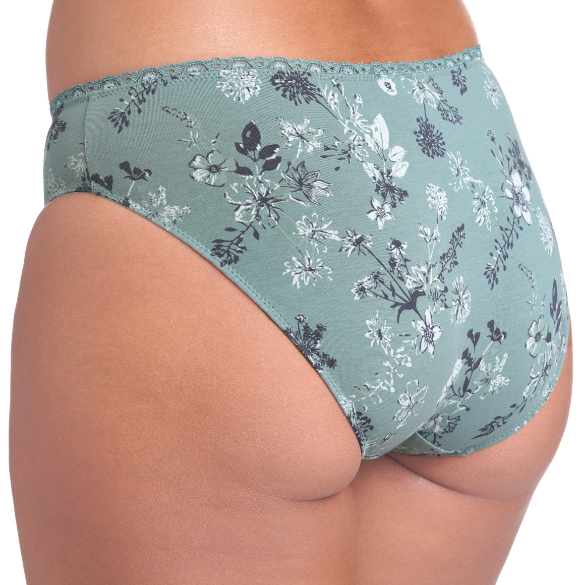 5 Damen Slips in verschiedenen Dessins