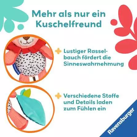 Play+ Rassel-Löwe - Babyspielzeug ab 0 Monaten