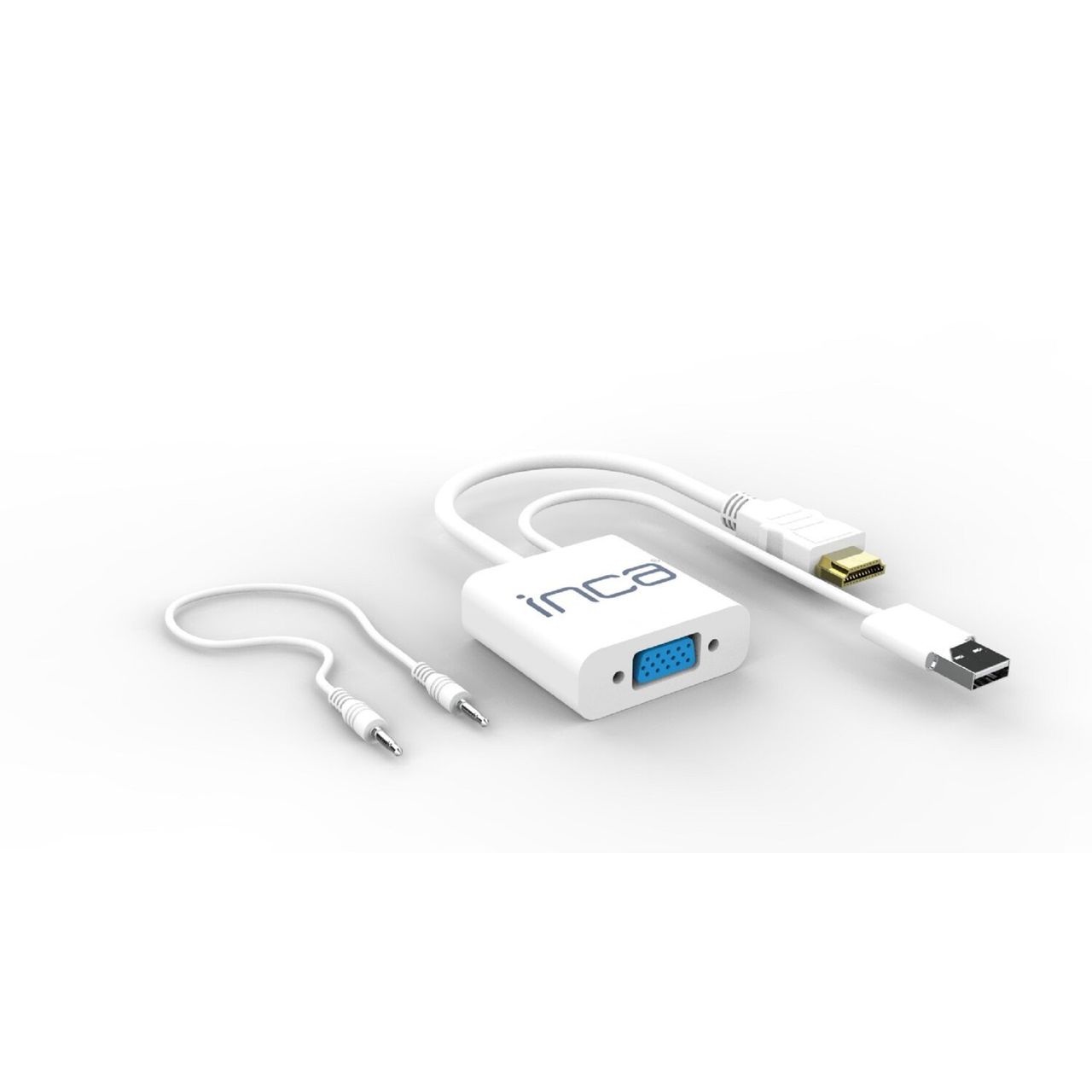 Inca VGA zu HDMI Konverter mit USB- und Audiokabeln – Optimieren Sie Ihre Bild- und Sounderfahrung