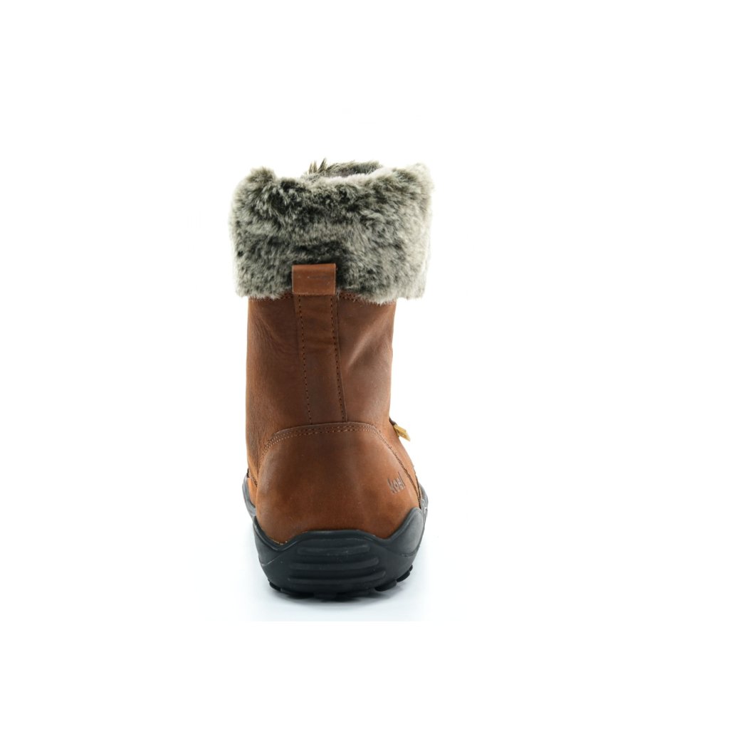 Koel4kids Levi Tex Lambswool Chocolate Winterbarfußstiefeletten