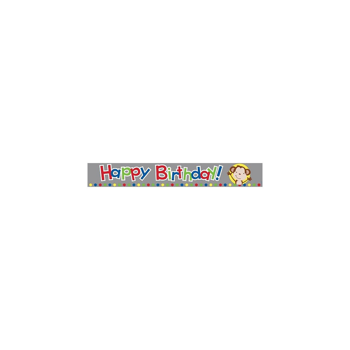 Girlande Riesenbanner Frecher Affe, 1,52 m
