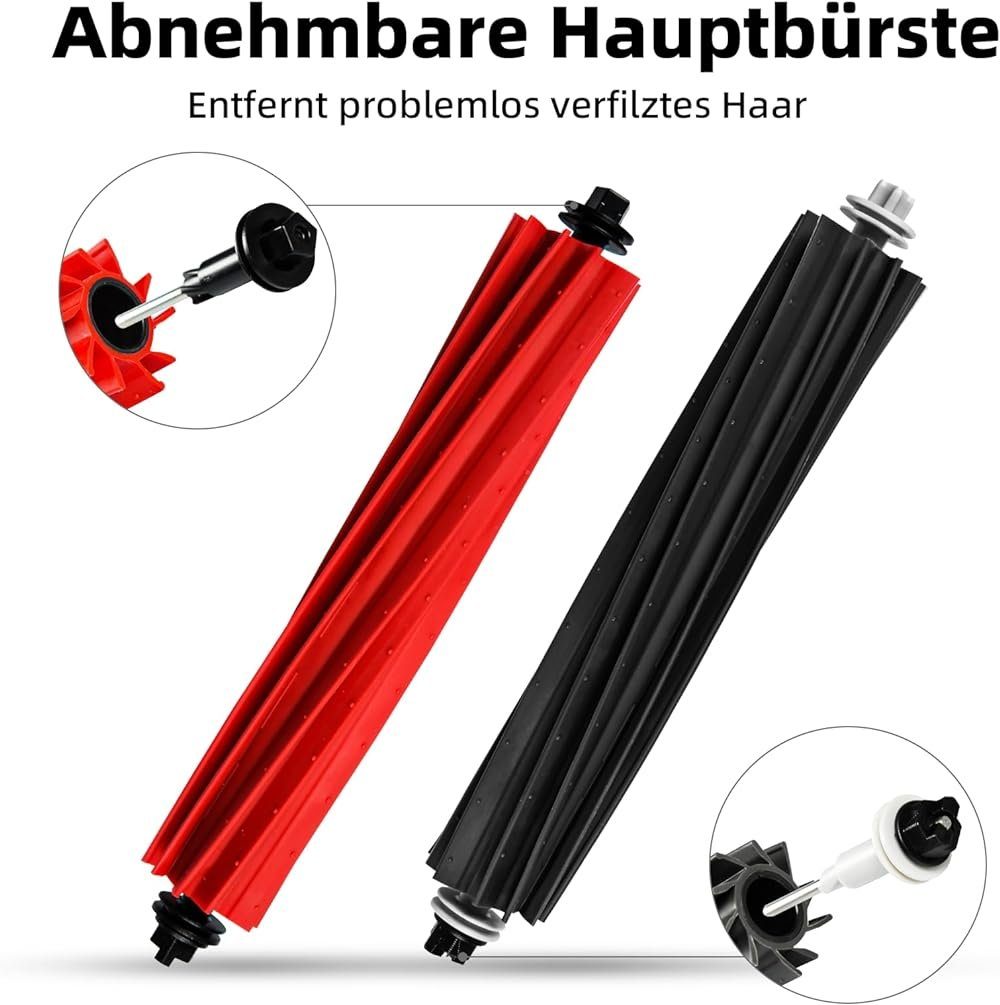 XDOVET Staubsaugerdüsen-Set 17 Stück Zubehör Ersatzteile für Roborock S8 / S8+ Saugroboter mit, (17-tlg)