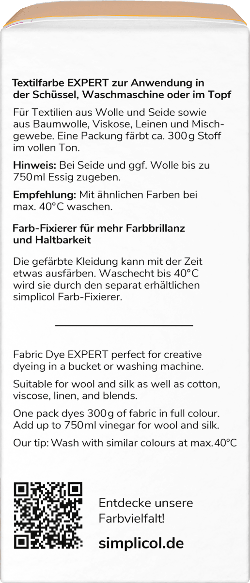 Textilfarbe expert Mais-Gelb, 150 g