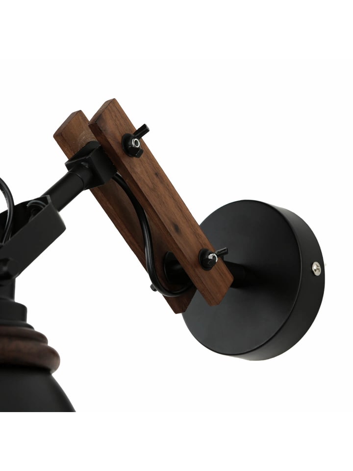 Licht-Erlebnisse Wandlampe in Schwarz Natur günstig kaufen onesize