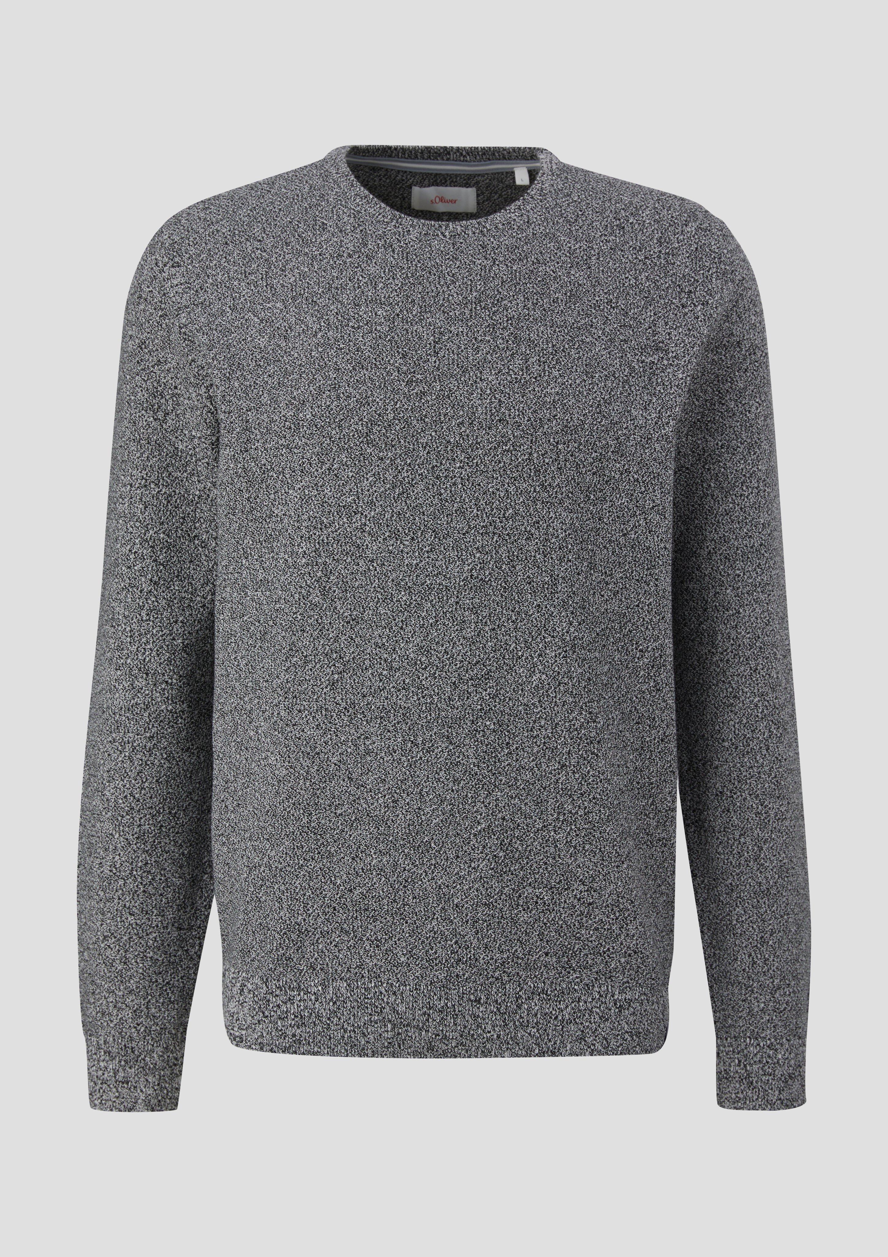 Feinstrickpullover mit Crew Neck  2146110-99X0