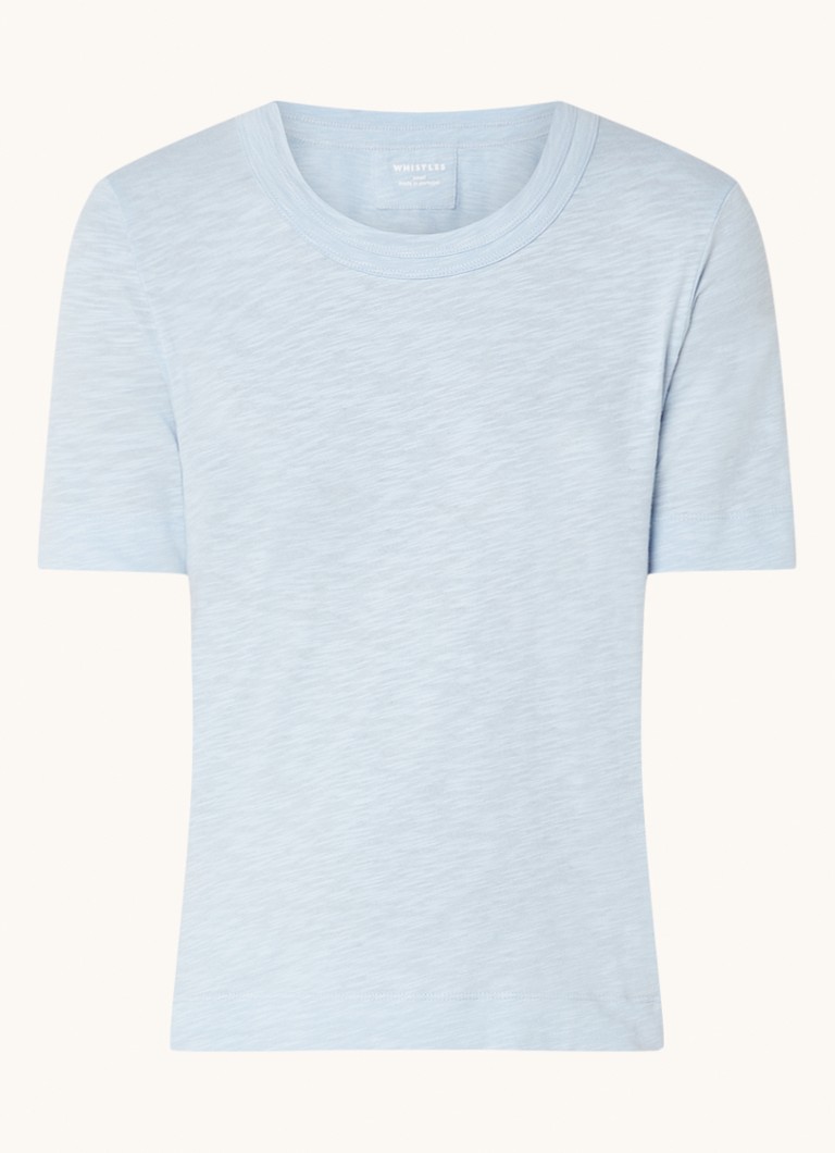 Tricou roz Whistles cu imprimeu melanj