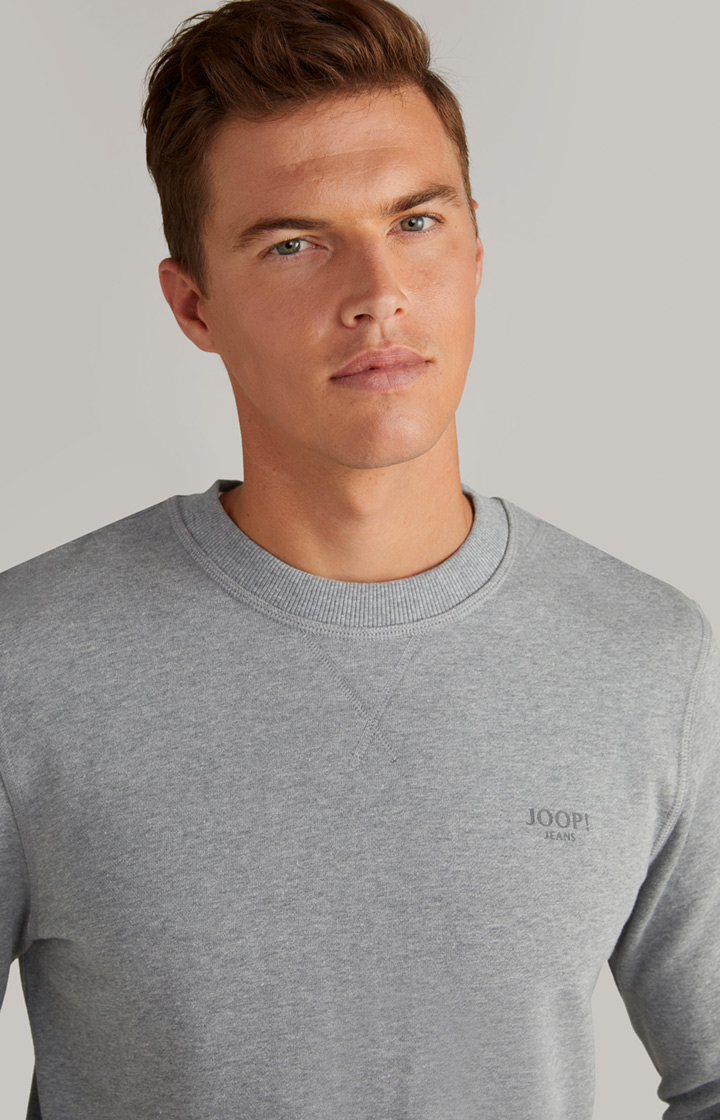 Sweatshirt Salazar in Grau meliert