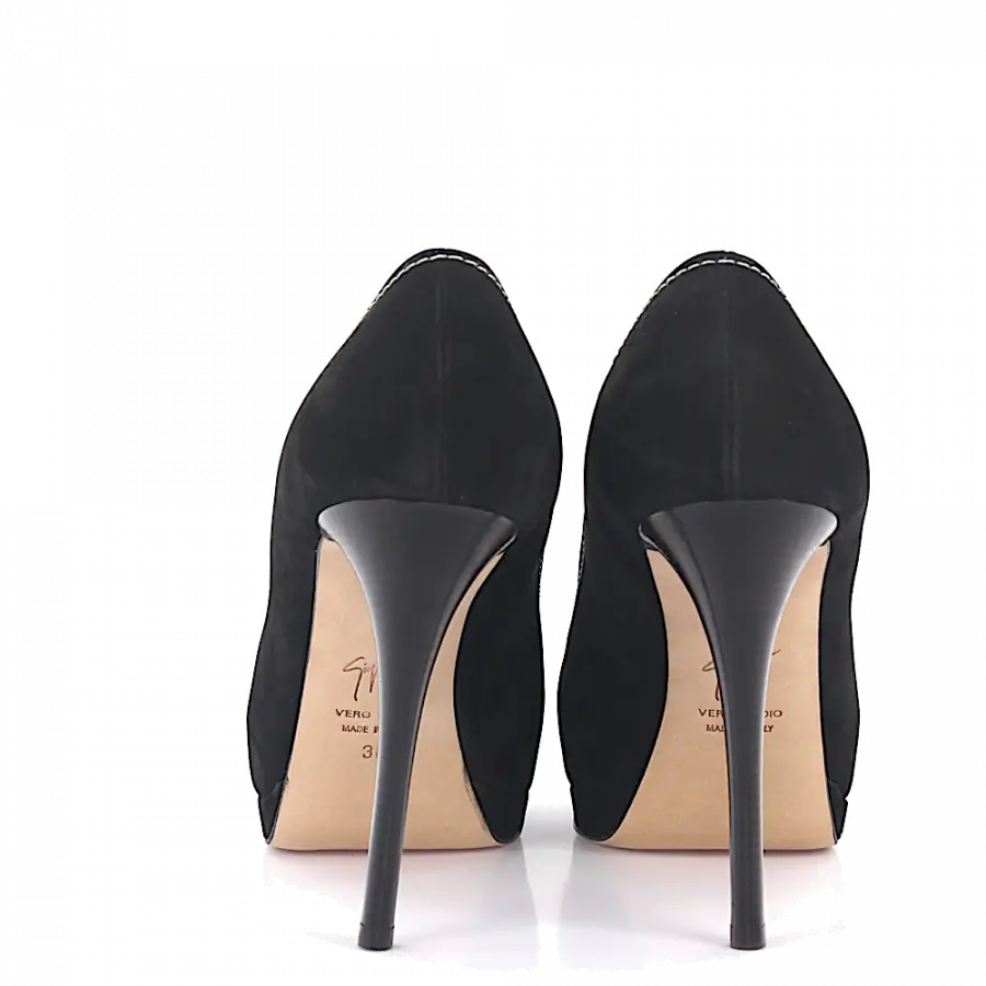 Giuseppe Zanotti - High Heel Peeptoes - schwarz