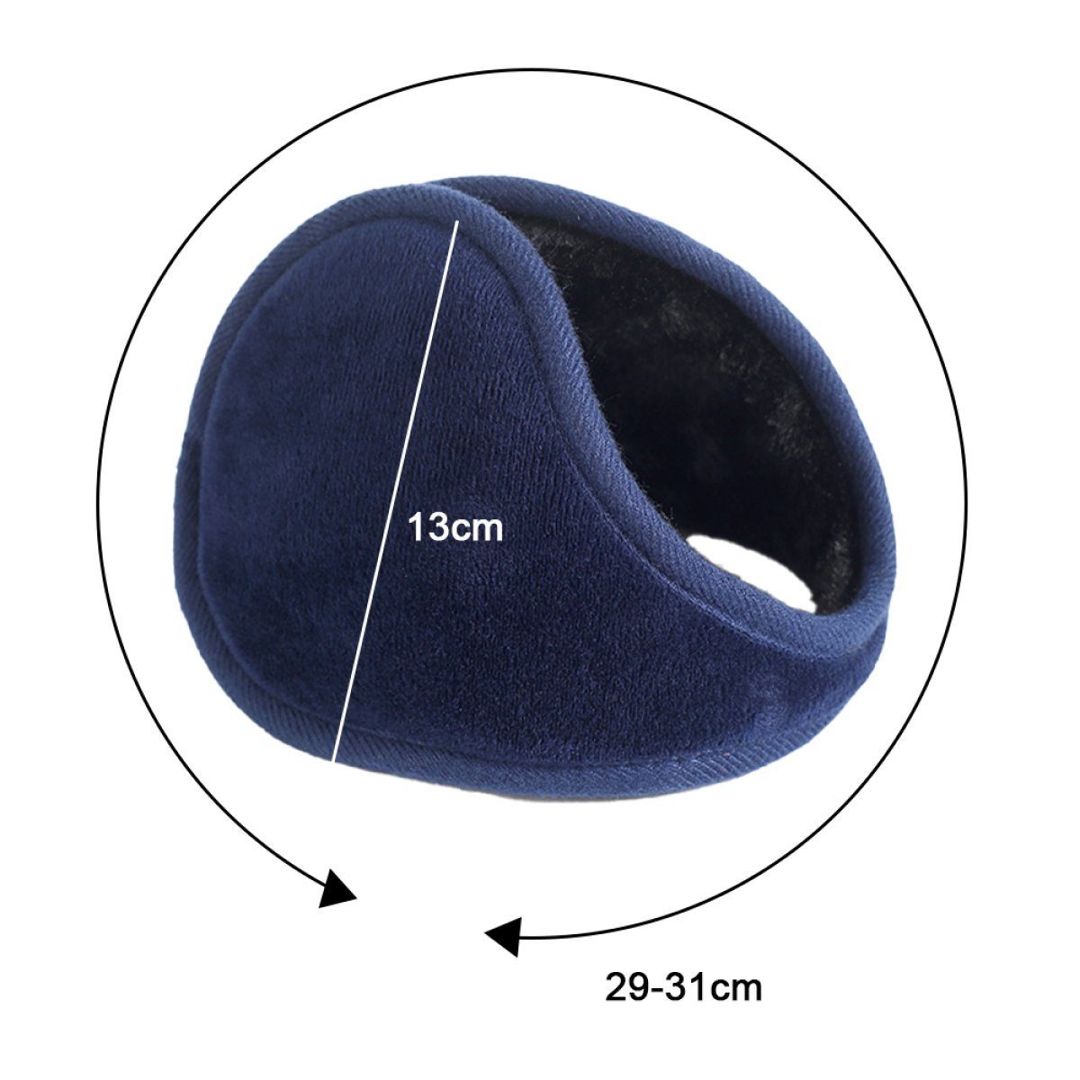 JedBesetzt Ohrenwärmer Ohrenwärmer für Damen und Herren,Unisex, Winter, warme Ohrenschützer