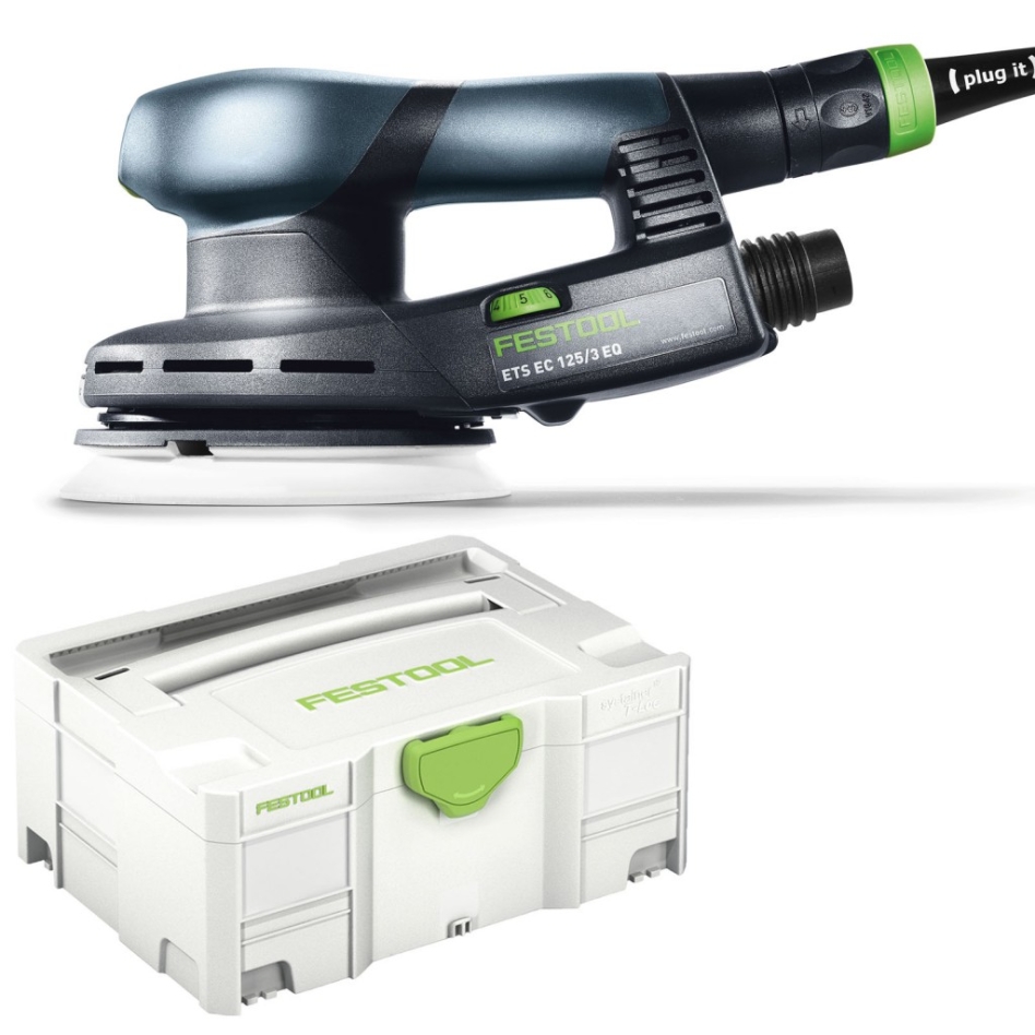 Festool 576341 ETS EC 125/3 EQ-Plus Παλμικό Τριβείο