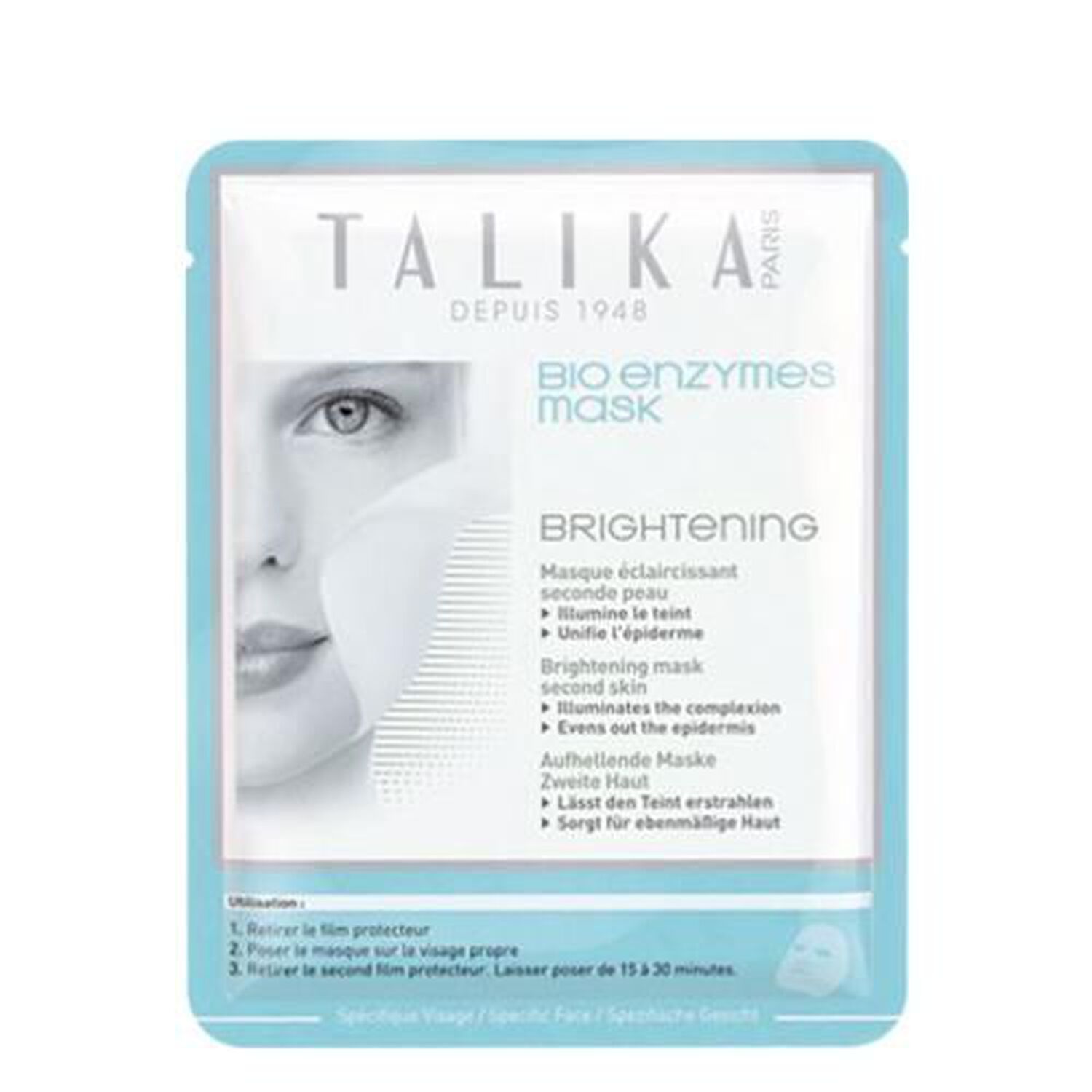 Talika Bio Enzymes Mask Masque Eclaircissant en Biocellulose