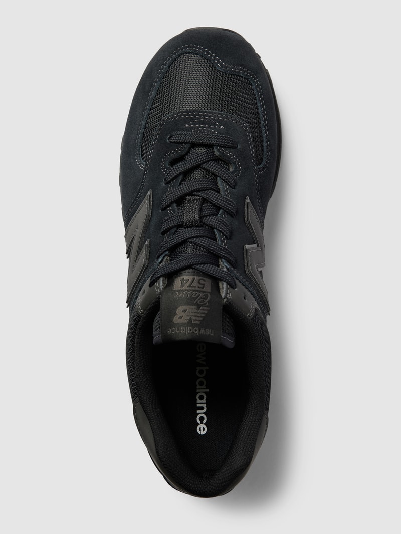 Sneaker mit Label-Detail Modell 'VIBO' in schwarz