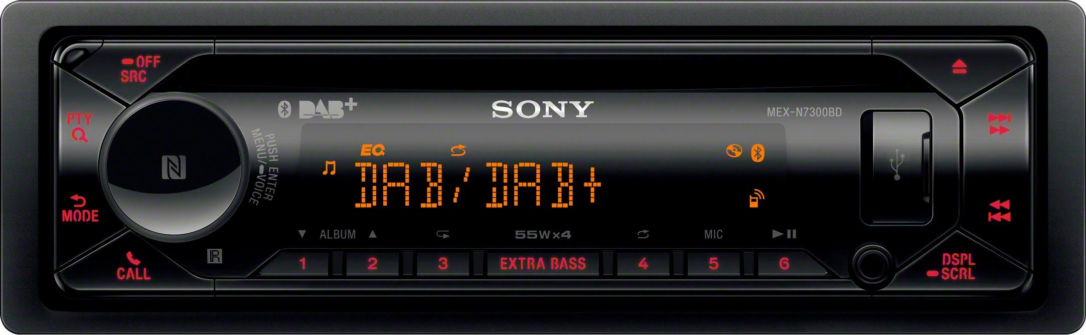 Sony MEXN7300KIT Autoradio (Digitalradio (DAB), 55 W)