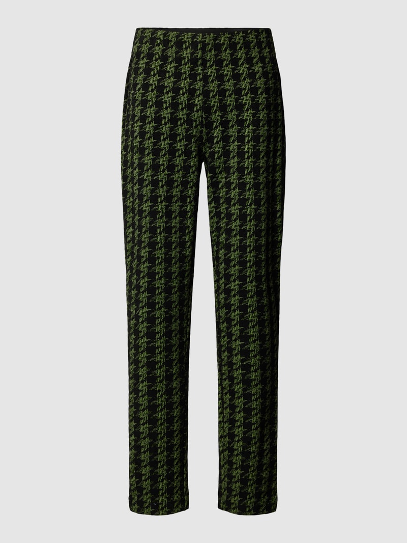 Stoffhose mit seitlichen Eingrifftaschen in black