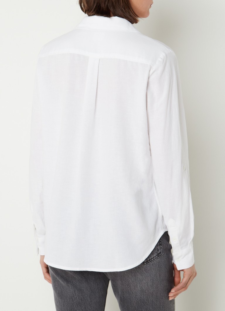 Μπλούζα Levi's Doreen Linen Blend με τσέπη στο στήθος