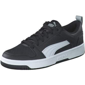 PUMA Rebound Layup Lo Jr Sneaker in schwarz