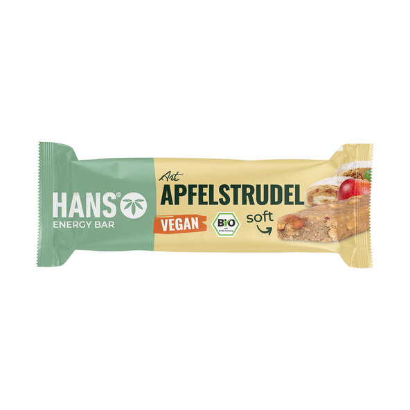 Vegane Bio Oat Bar, Apfelstrudel, 16er Set (16 x 35g = 560g)