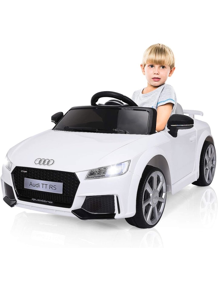 COSTWAY 12V Audi Elektroauto von 3-8 Jahren in Weiß günstig kaufen 105 cm