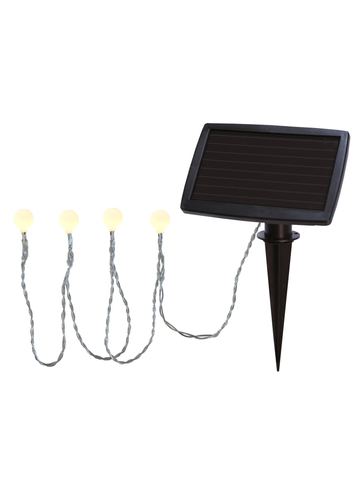 STAR Trading LED Solar Lichterkette 20 warmweiße Mini Kugeln Lichtsensor L: 4,75m günstig kaufen onesize