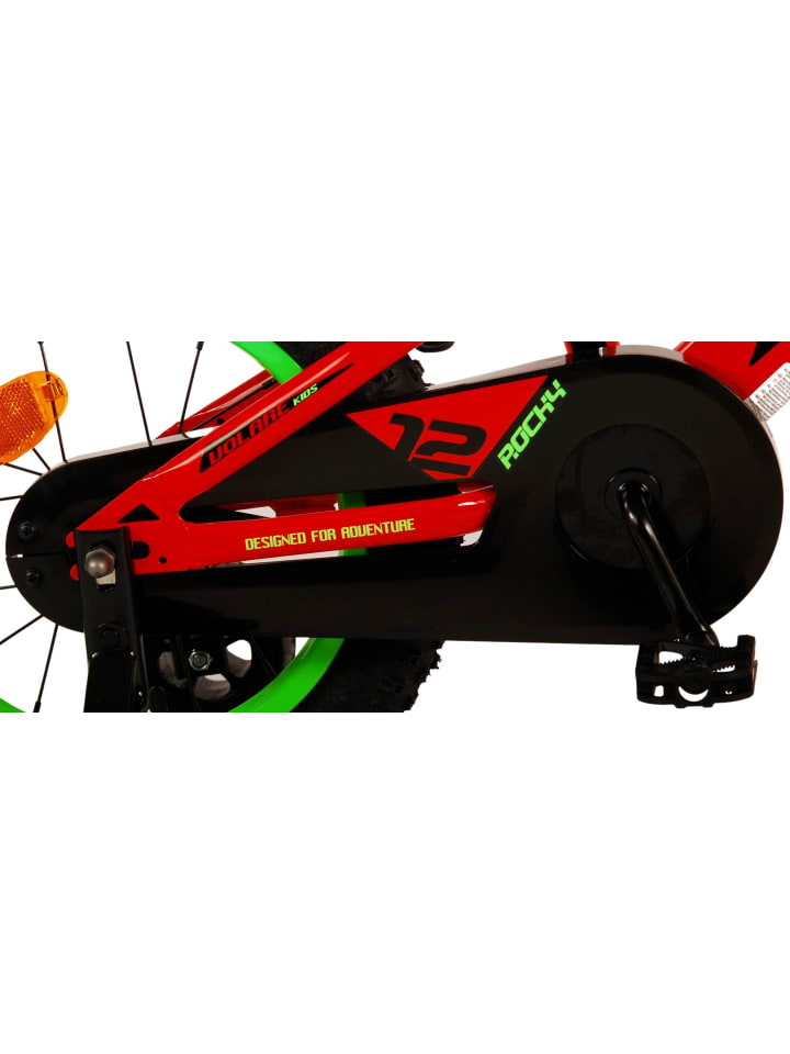 Volare Kinderfahrrad Rocky für Jungen 14 Zoll Kinderrad in Rot Fahrrad 4 Jahre günstig kaufen onesize