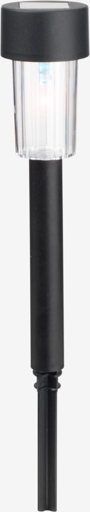Lâmpada solar JAKTFALK JAKTFALK Ø6xH36cm preta