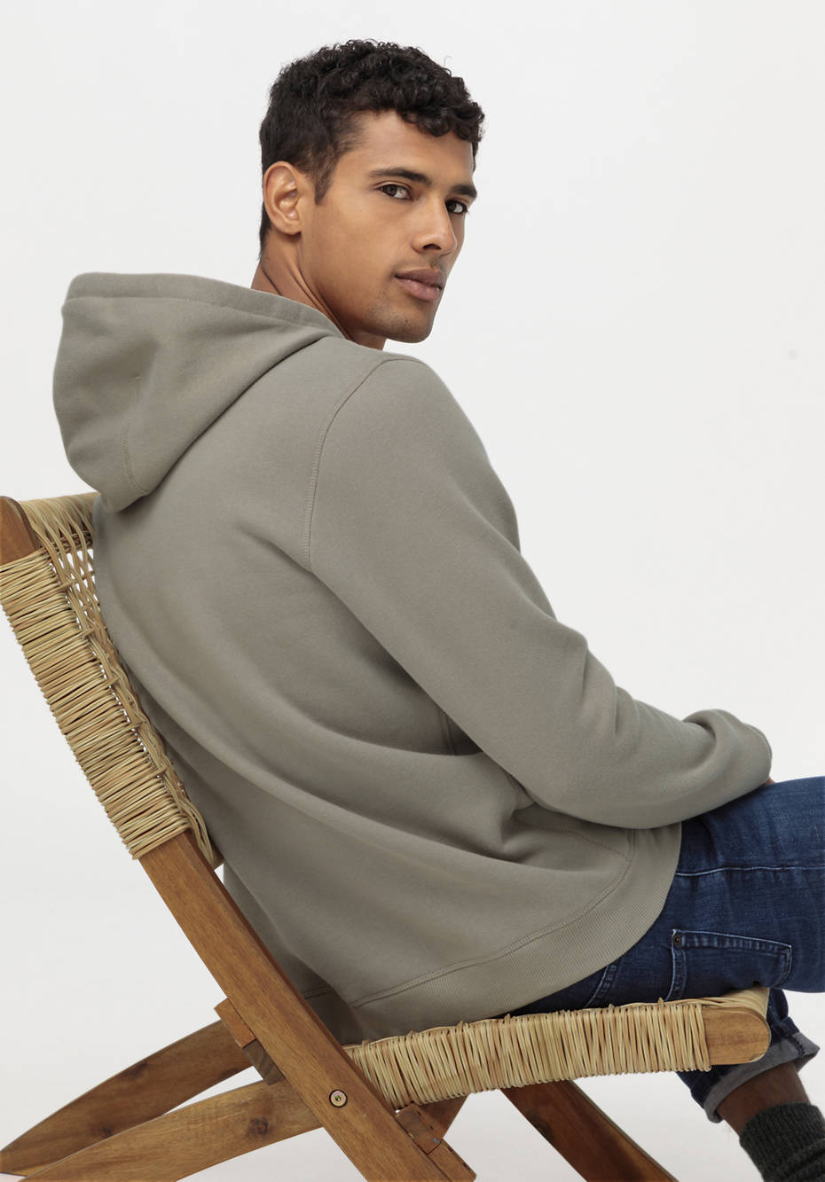 Hoodie aus reiner Bio-Baumwolle