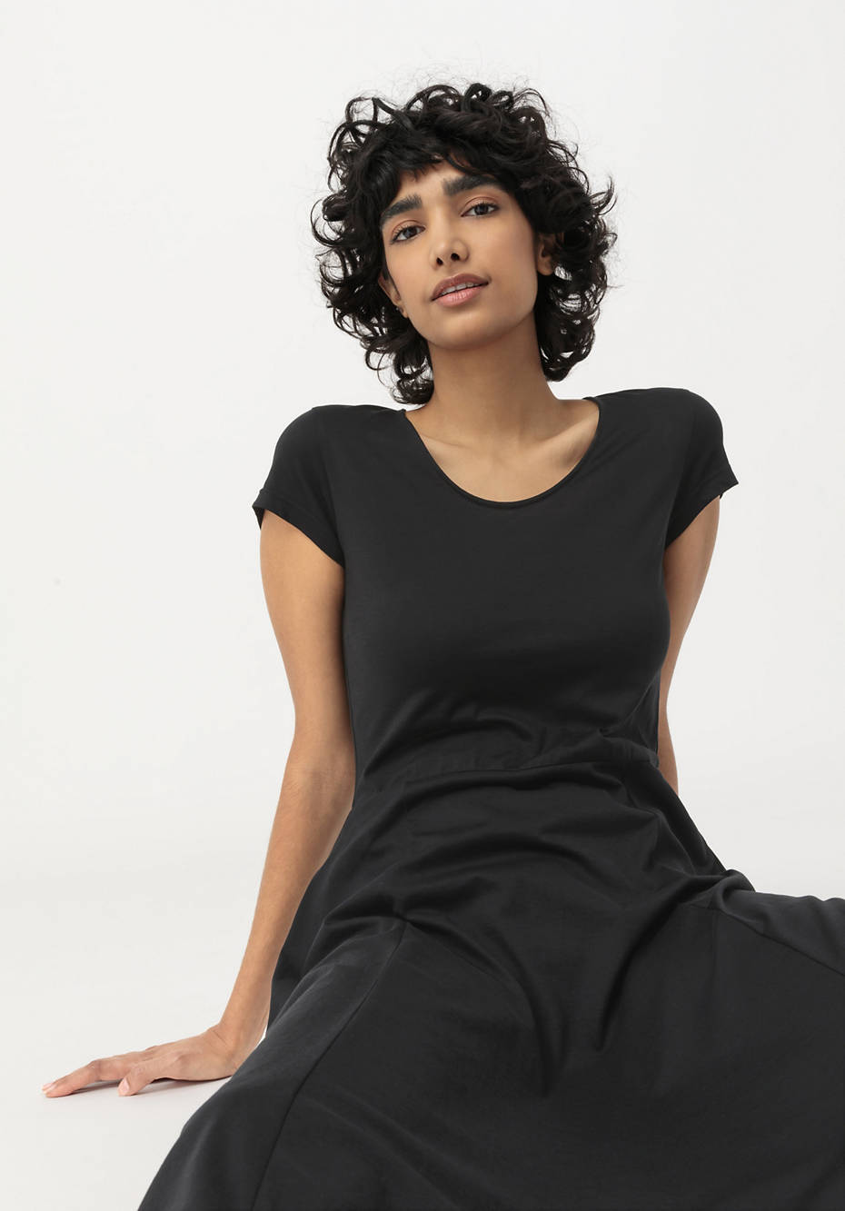 Jersey-Kleid aus reiner Bio-Baumwolle