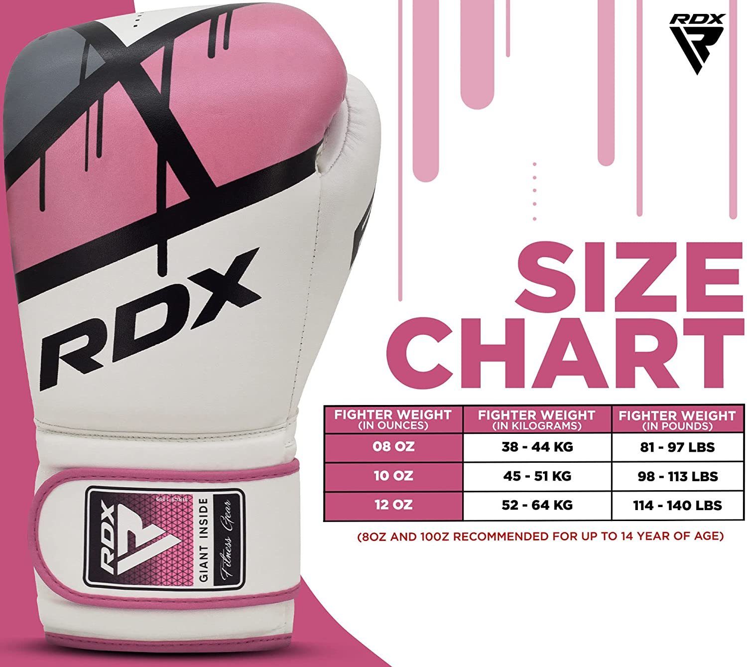 RDX Sports Boxhandschuhe RDX Boxhandschuhe Muay Thai Boxsack Training Sparring Kickboxing