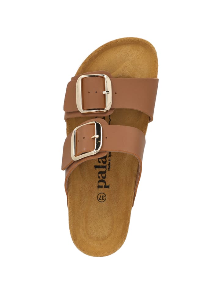 palado Pantoletten in cognac günstig kaufen