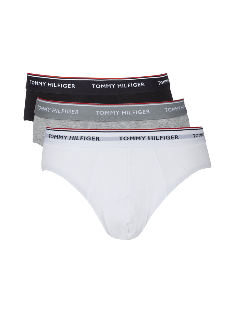Slip im 3er-Pack in silber meliert