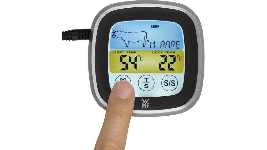 WMF Digitales Bratenthermometer BBQ Edelstahl