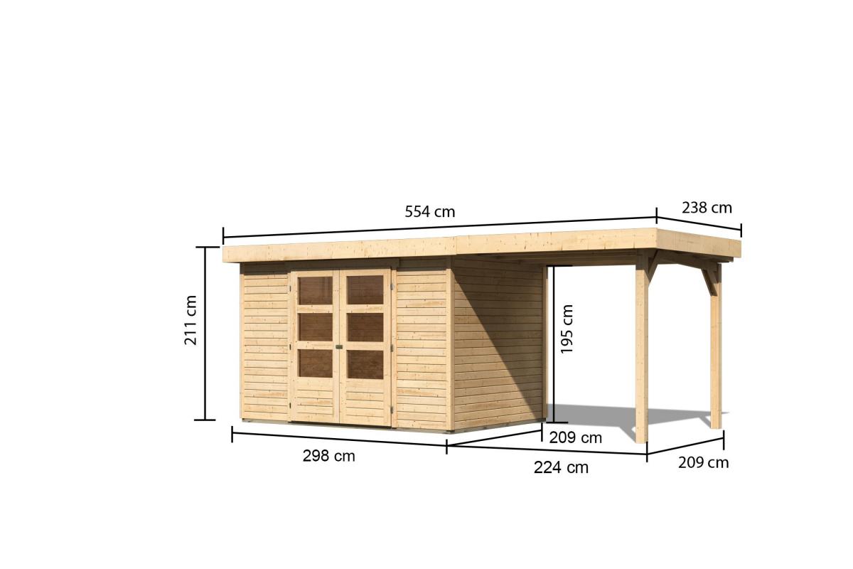 Woodfeeling Gartenhaus Ekenis 4