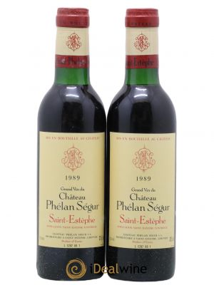 Château Phélan Ségur  1989 - Lot de 2 Demi-bouteilles