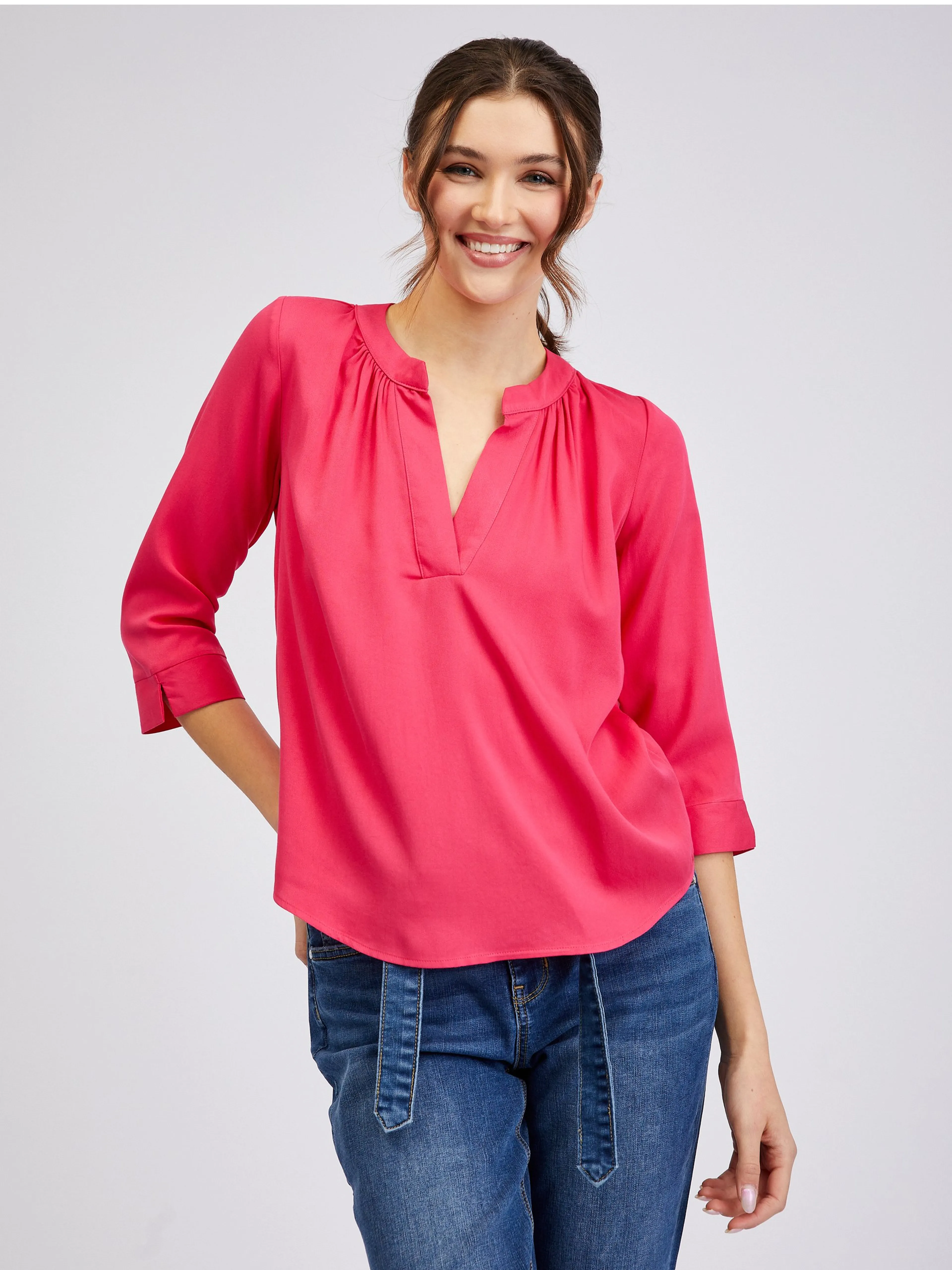 Rosa Damenbluse ORSAY