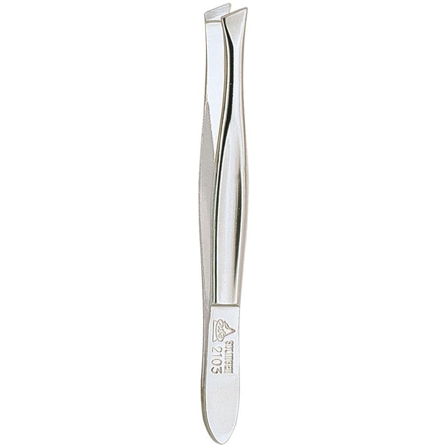 Pinzette , schräg, 8 cm