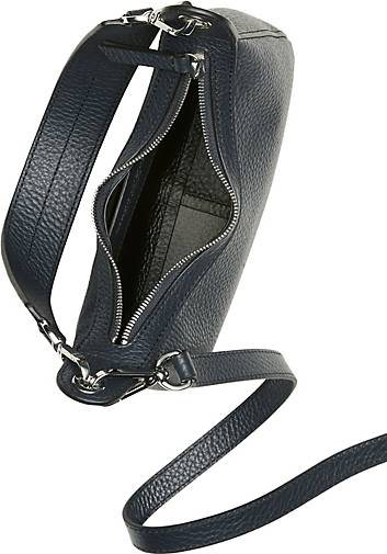 Marc O'Polo Crossbody Bag small aus genarbtem Rindleder