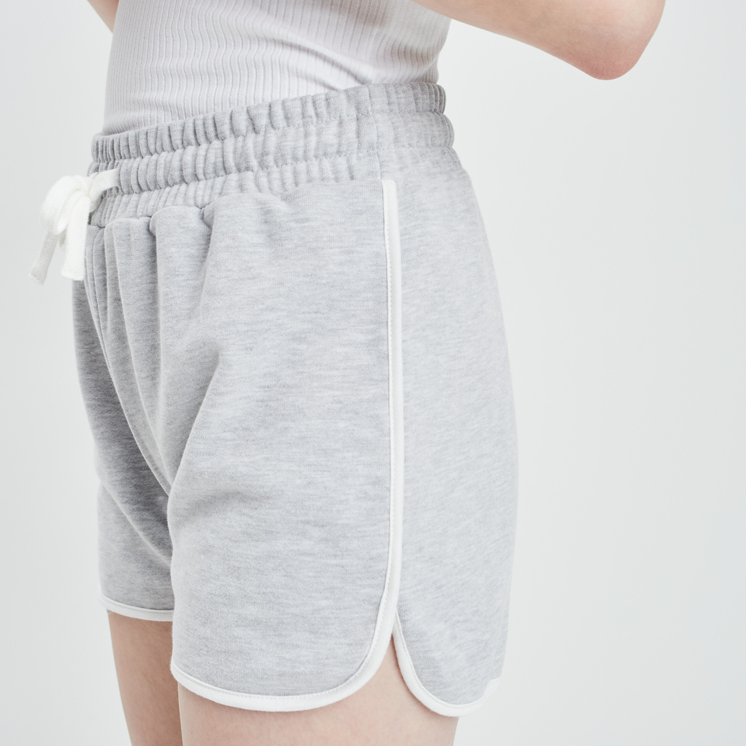 Short ajustable gris femme | La Halle