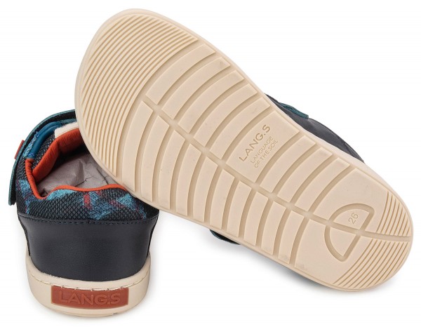 LANG.S Kids ~ Rock LowCut Sneaker Vegan ~ Blue