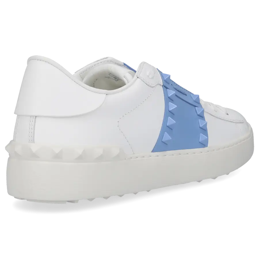 Valentino Garavani - Sneaker low ROCKSTUD UNTITLED Kalbsleder - weiß