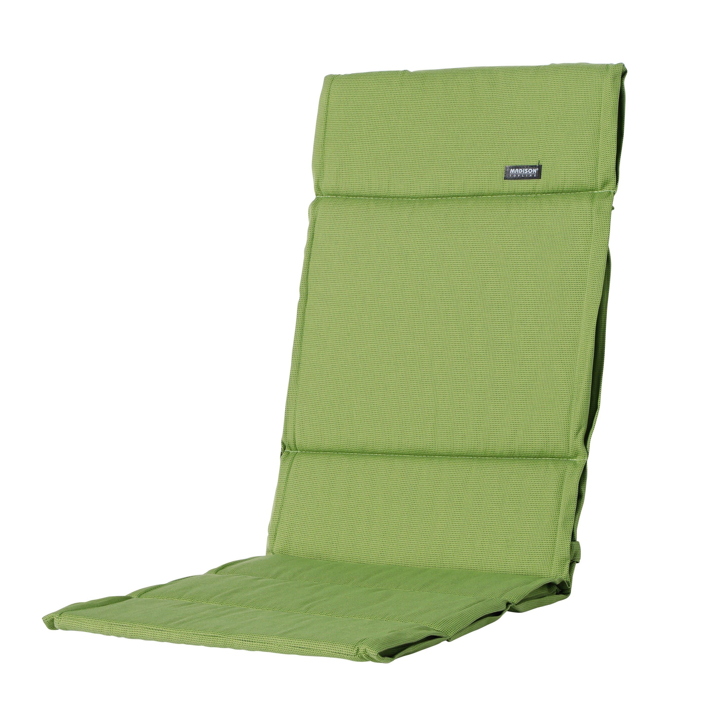 Madison Rib Lime 125 x 51 Gartenkissen Fiber mit hoher Rückenlehne
