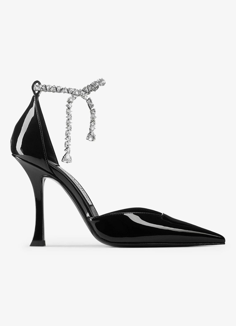 Jimmy Choo Stevie 100 -kiiltonahkaiset avokkaat
