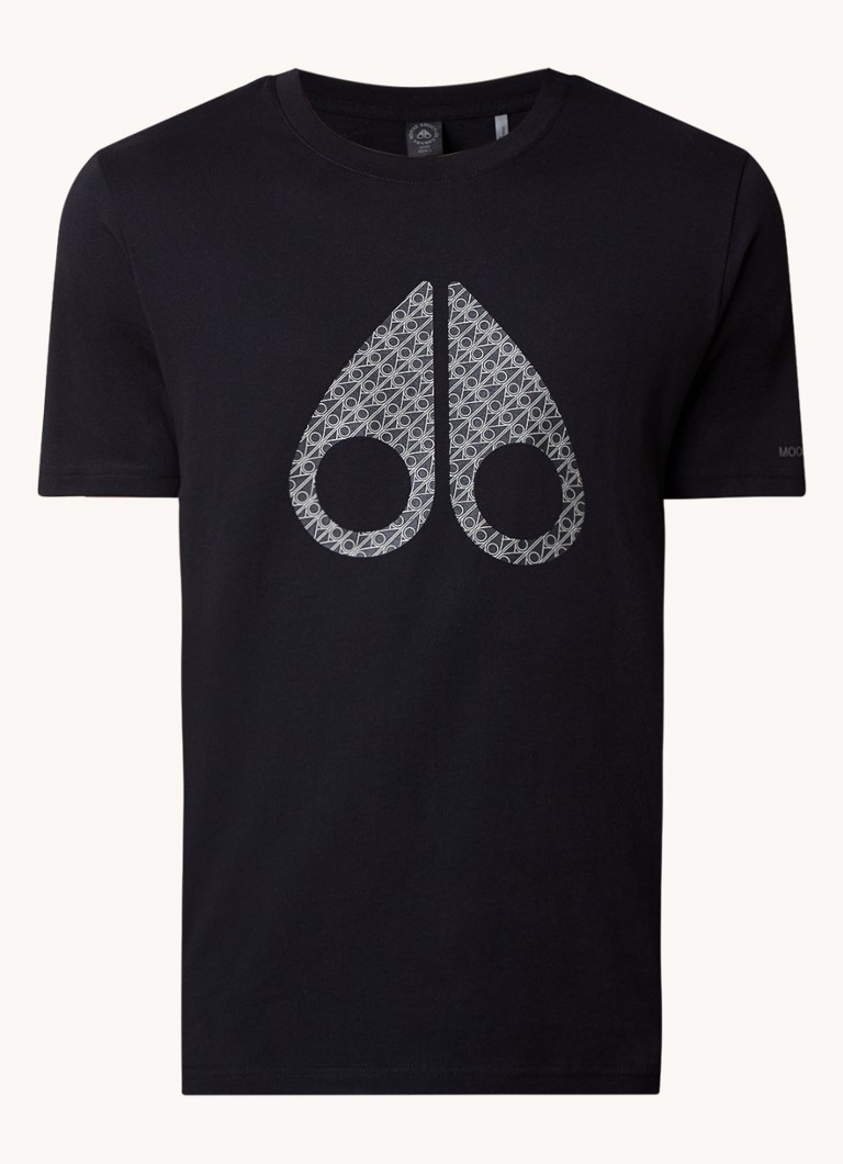 Tricou Moose Knuckles Chamblee cu imprimeu logo