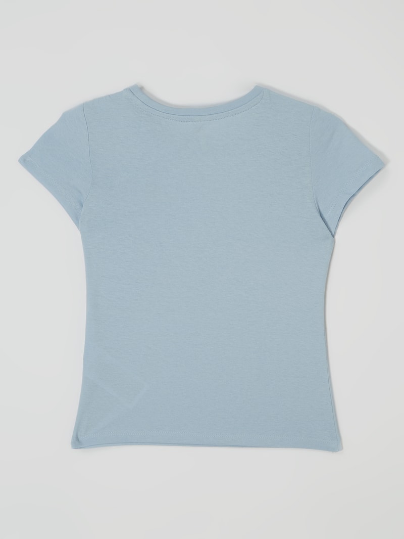 T-Shirt aus Baumwolle Modell 'Weekday' in bleu