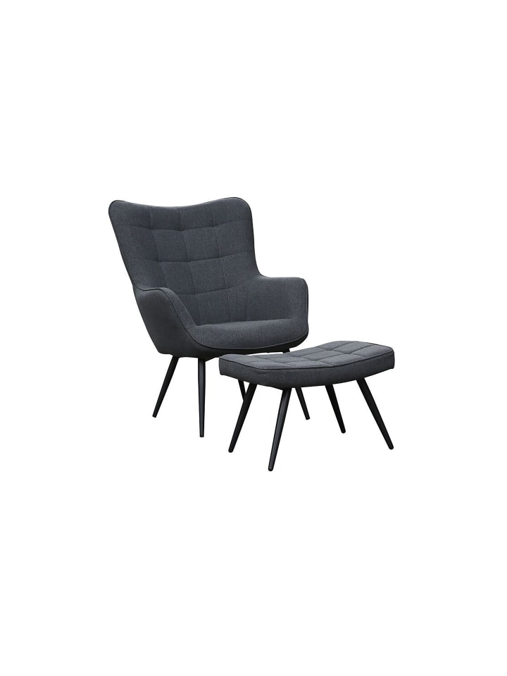 byLiving Sessel UTA in Dunkelgrau günstig kaufen onesize