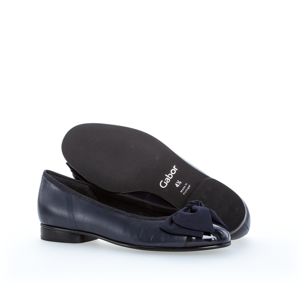 Gabor fashion Eleganter Ballerina blau