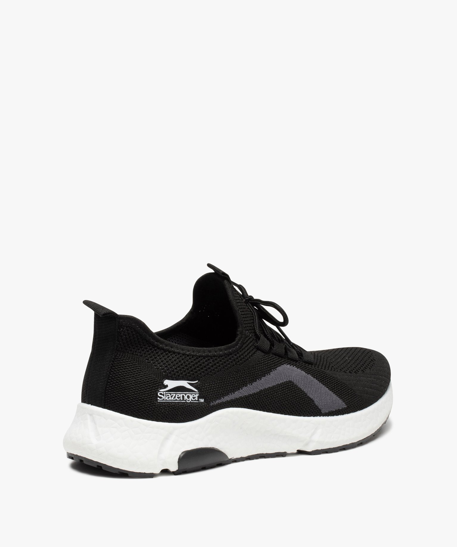 Baskets homme à enfiler en maille unie – Slazenger noir | GEMO
