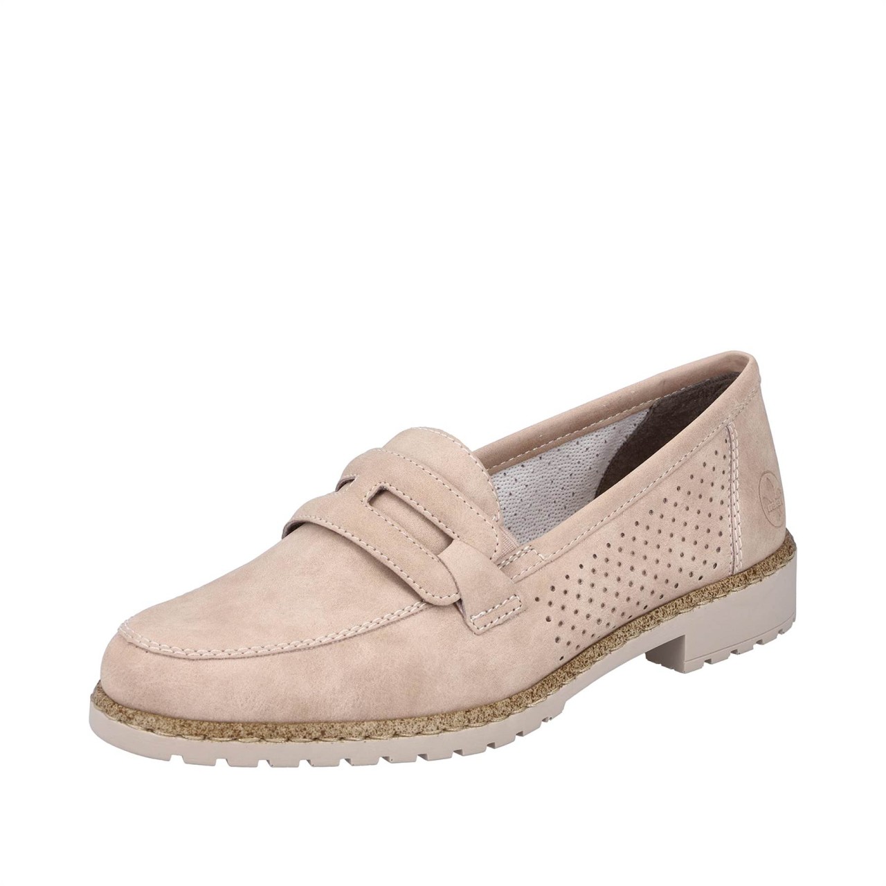 RIEKER Sportliche Slipper rot