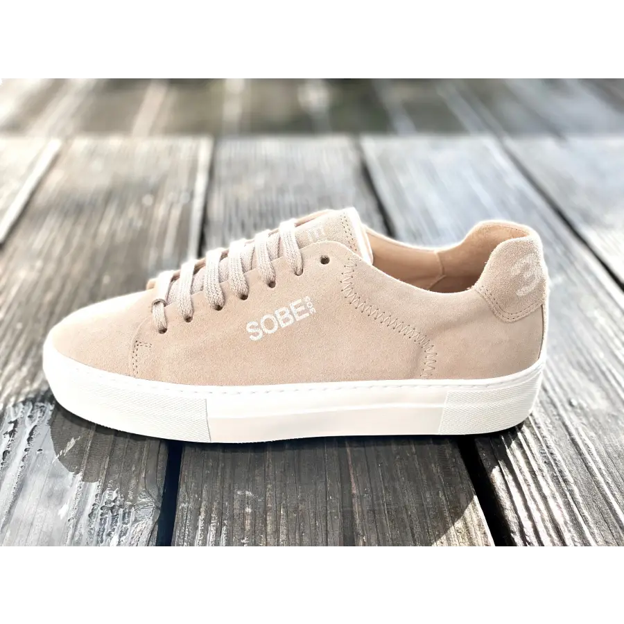 305 SOBE - Sneaker low MIAMI Veloursleder - beige