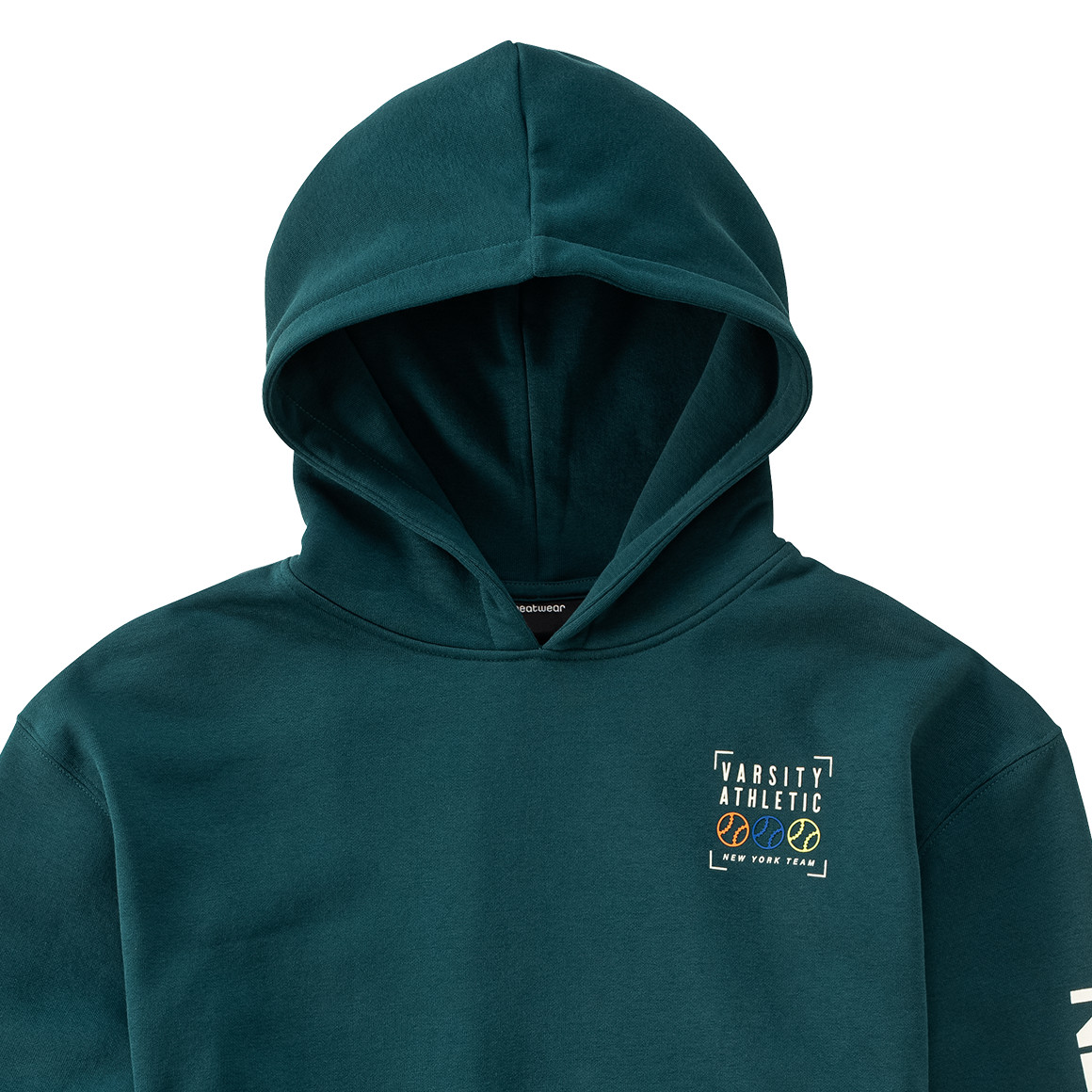 Jungen Hoodie mit gummiertem Print