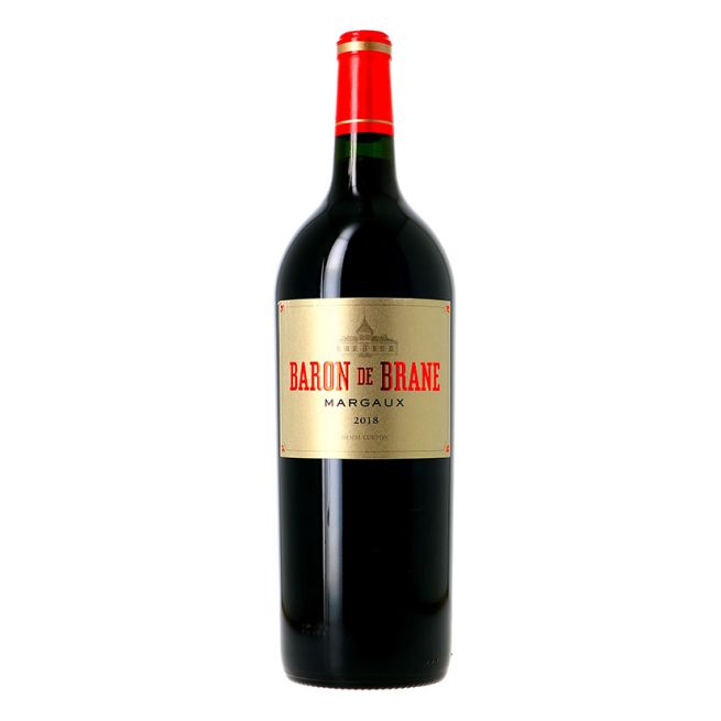 Château Brane-Cantenac, Baron de Brane, 2018 Magnum